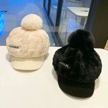 💁‍♀️A legjobb téli ajándék🎁👒 - Női téli sapka 2025 rövid karimájú🥰