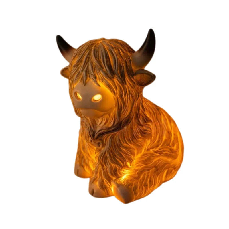 💥🐮 A hangulatos Highland Glow: Highland Cattle lámpa