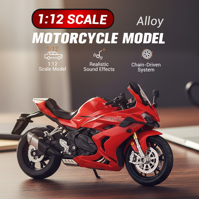 🔥Akciós ajánlatok – 1:12 méretarányú motorkerékpár-modell