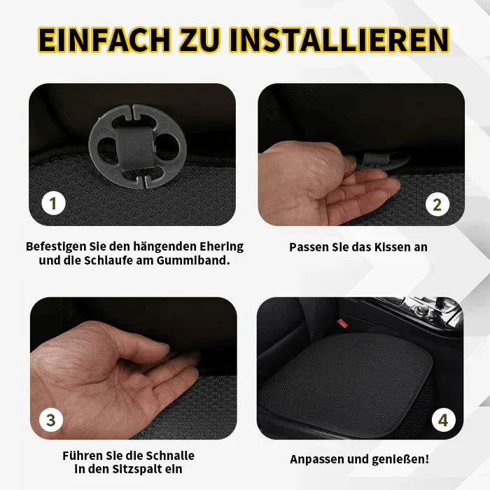 🚗 Lélegző és csúszásmentes pamut autósüléshuzatok | Kényelem egész évben, univerzális méret