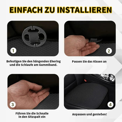 🚗 Lélegző és csúszásmentes pamut autósüléshuzatok | Kényelem egész évben, univerzális méret