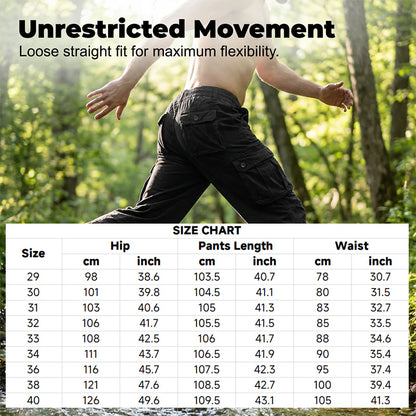 👖🛠️ Férfi taktikai nadrág 100% pamutból, khaki színben - sok zsebbel