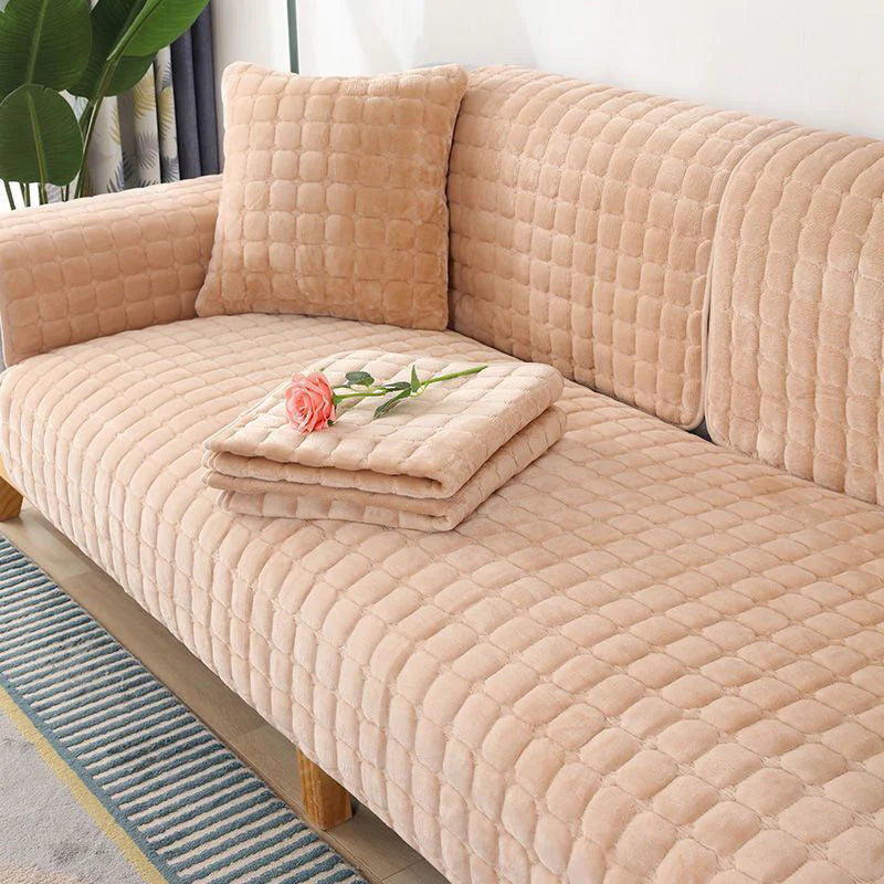 🛋️ Téli csúszásgátló vastag plüss kanapéhuzat