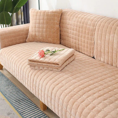 🛋️ Téli csúszásgátló vastag plüss kanapéhuzat