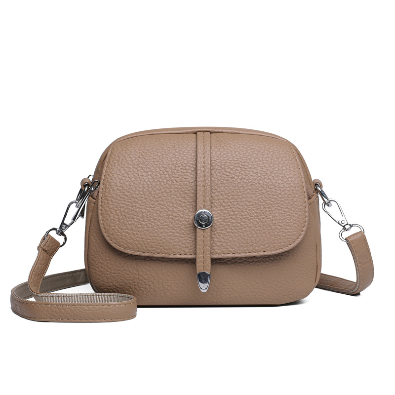 Könnyű, egyszínű női crossbody táska