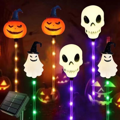 👻🎁6 db-os LED napelemes halloweeni talajfények