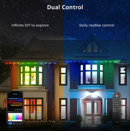 ⏰Utolsó napi kiárusítás🌈Intelligens Rainbow LED állandó kültéri világítás