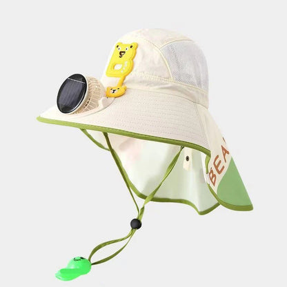 🌞Napvédő sapka beépített ventilátorral