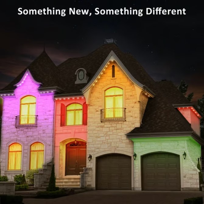 ⏰Utolsó napi kiárusítás🌈Intelligens Rainbow LED állandó kültéri világítás