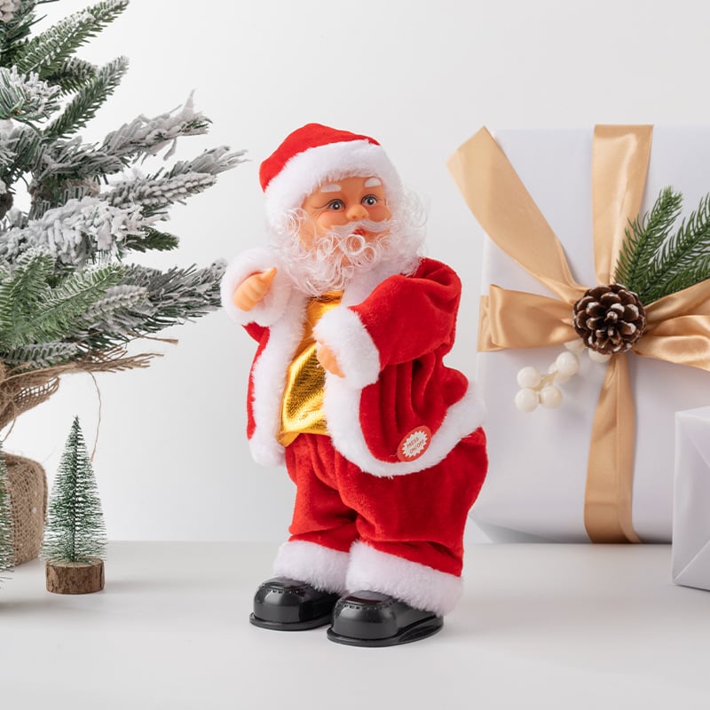 🎅Elektromos zenélő Mikulás játék