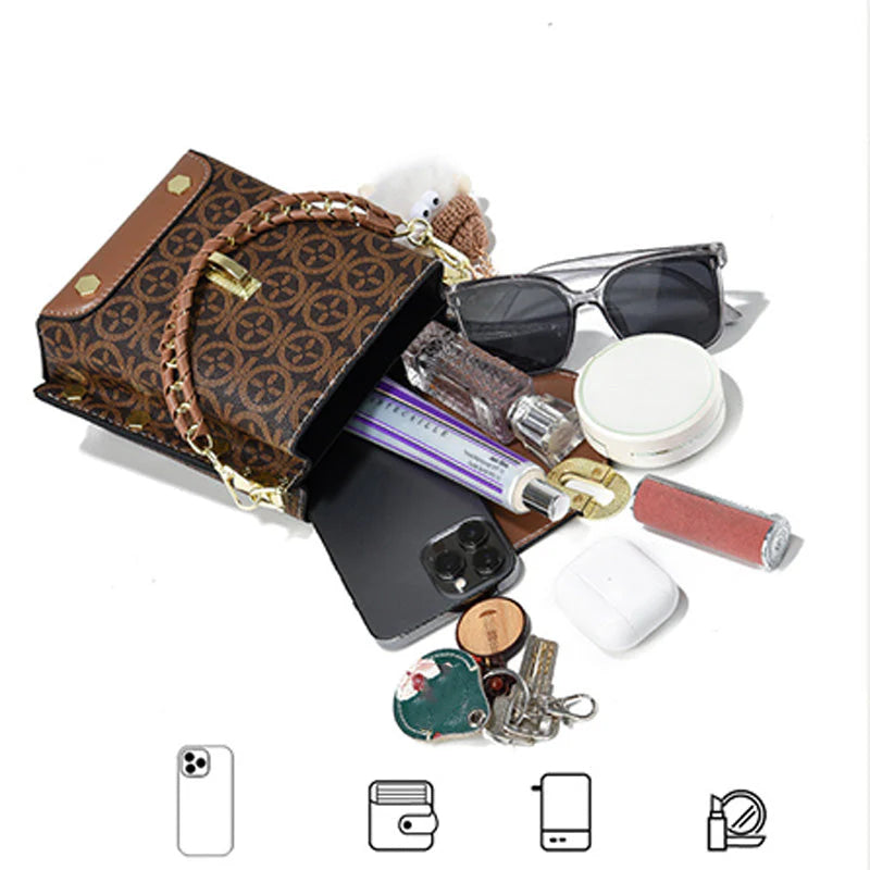 📢Utolsó napi akció 60% kedvezménnyel!!⏰Divatos női crossbody táska elegáns bőrből