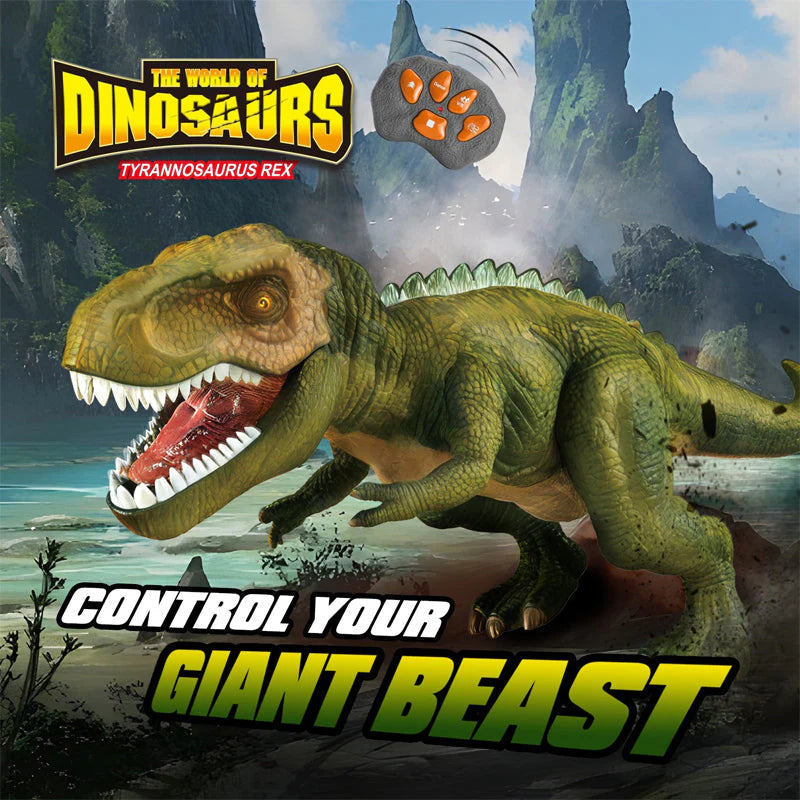 Interaktív, távirányítású dinoszaurusz játék 🦖