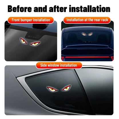 🔥Utolsó nap – 49% kedvezmény – 🚗Demon Eye napelemes LED-es autólámpa