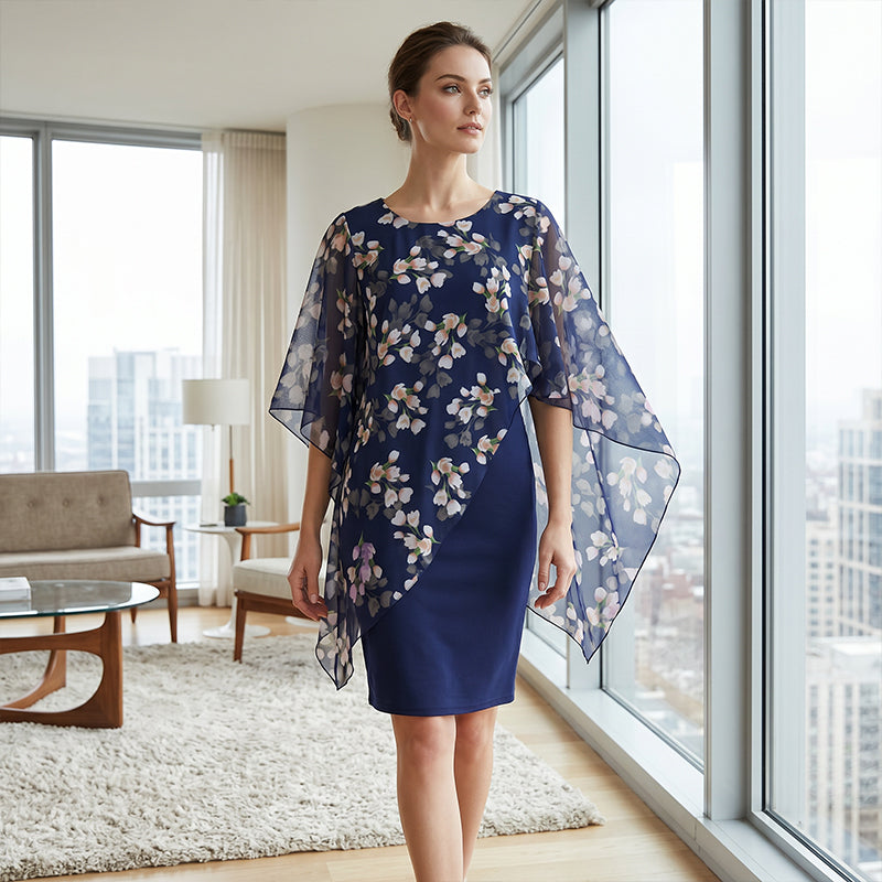 👗 MOST 50% KEDVEZMÉNY!🌸 Elegáns virágmintás kétrészes szett – blúz és ruha – sikkes bohém nyári szett ✨