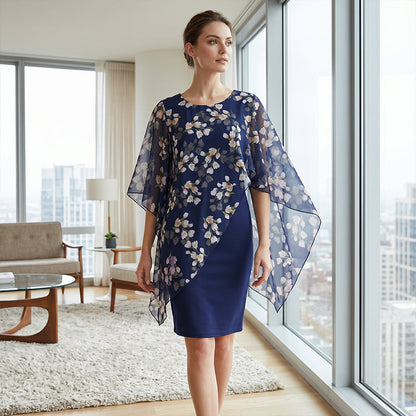 👗 MOST 50% KEDVEZMÉNY!🌸 Elegáns virágmintás kétrészes szett – blúz és ruha – sikkes bohém nyári szett ✨
