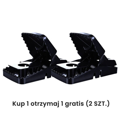 Újrafelhasználható patkánycsapda nagyon érzékeny kioldó mechanizmussal