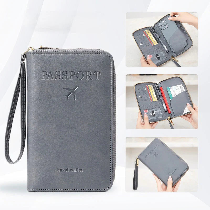 🧳2026 Turisztikai kötelező✈️Többfunkciós RFID-s útlevél-tárca