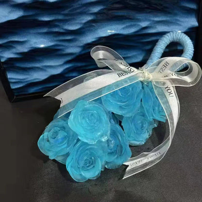🌹Kézzel készített kristály szappancsokor rózsákkal💕