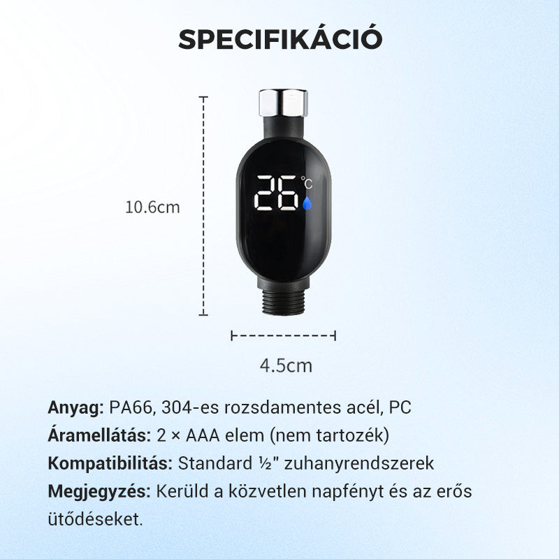🔥Közvetlen gyári értékesítés🔥Zuhanyzó hőmérő