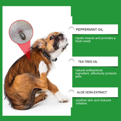 🍃Természetes bolha- és kullancsirtó spray kutyáknak és macskáknak🐾 Tartsa kedvencét kártevőmentesen
