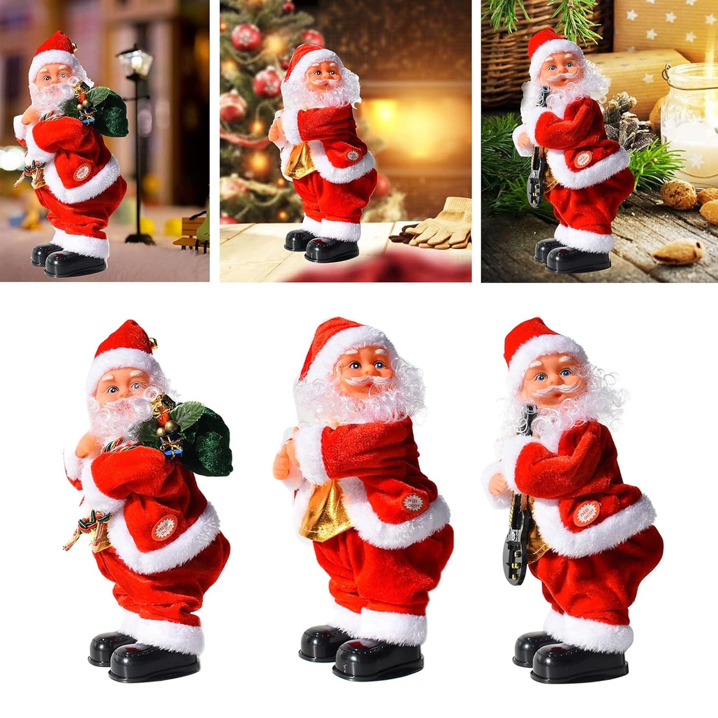 🎅Elektromos zenélő Mikulás játék