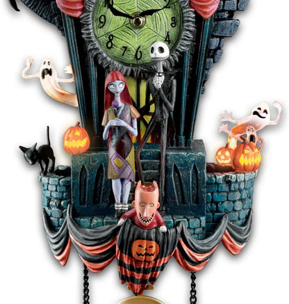 🎃Halloweeni falióra, kakukkos óra a "Karácsony rémálma" című filmből