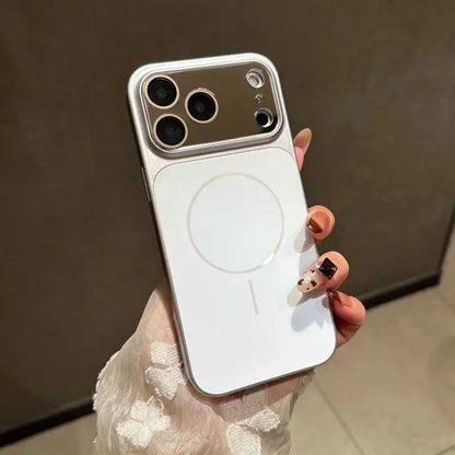 Új, luxusminőségű, matt fémes MagSafe ütésálló védőtok iPhone sorozathoz