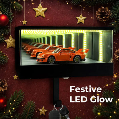 🚗Végtelen Tükör LED Autós Kulcstartó🎄Mutasd meg kedvenc autóidat