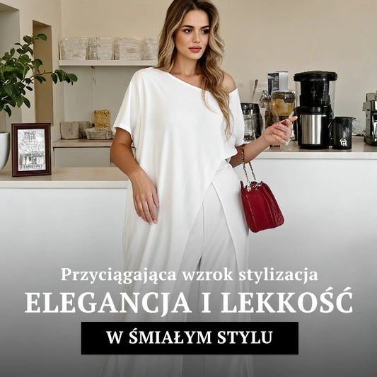 Egyszínű felső és váll nélküli nadrág