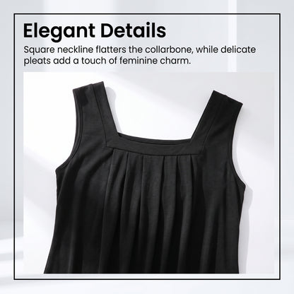Virágmintás, négyzet alakú nyakkivágású camisole – boho stílus
