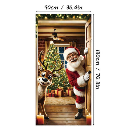 ⏰Ünnepi akció 70% kedvezménnyel!!🎄Karácsonyi ajtópanel azonnali ünnepi dekorációhoz