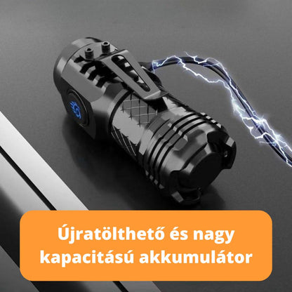 Szuper erős mini zseblámpa