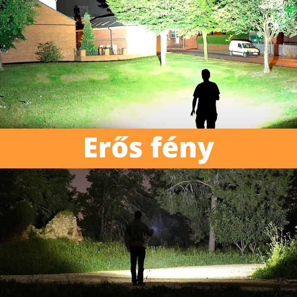 Szuper erős mini zseblámpa