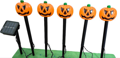 👻🎁6 db-os LED napelemes halloweeni talajfények