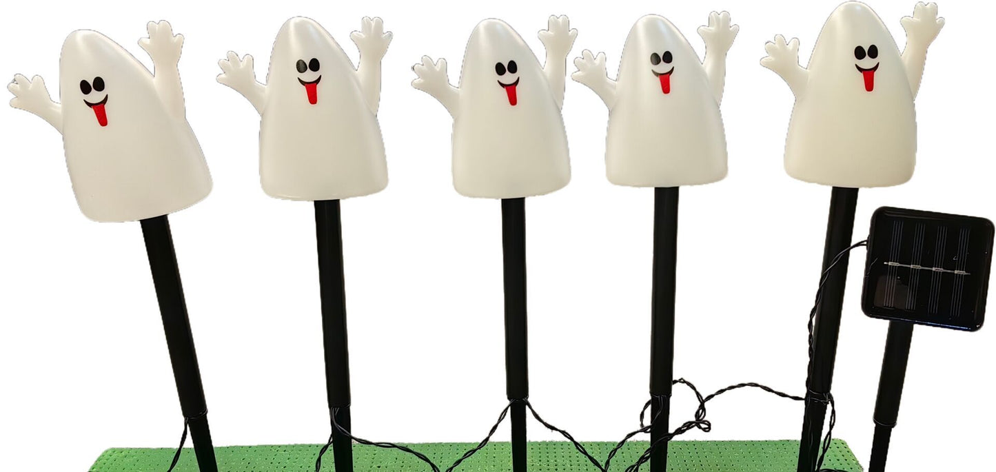 👻🎁6 db-os LED napelemes halloweeni talajfények