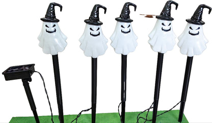 👻🎁6 db-os LED napelemes halloweeni talajfények