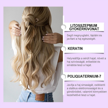 Lila maszk szőke hajra – eltávolítja a sárgás árnyalatokat, visszaadja a fényt és védi a színt