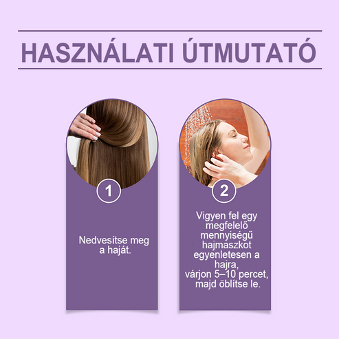 Lila maszk szőke hajra – eltávolítja a sárgás árnyalatokat, visszaadja a fényt és védi a színt