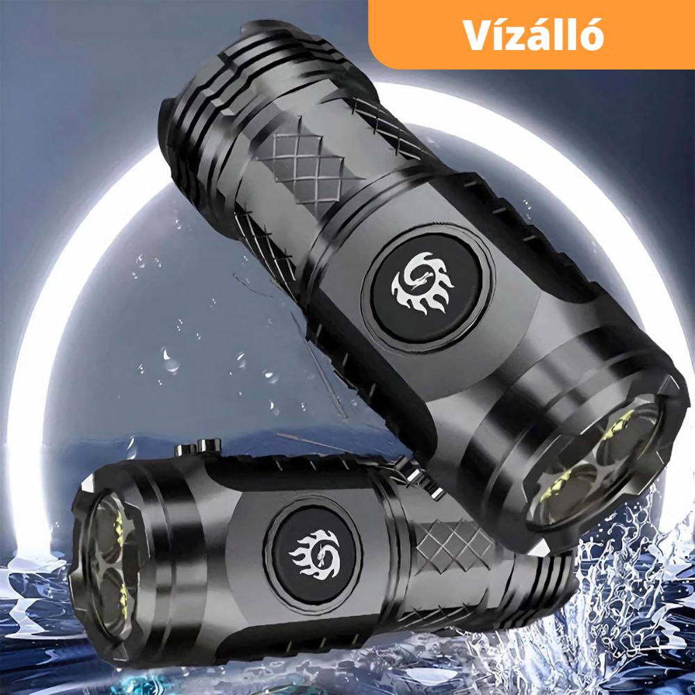 Szuper erős mini zseblámpa