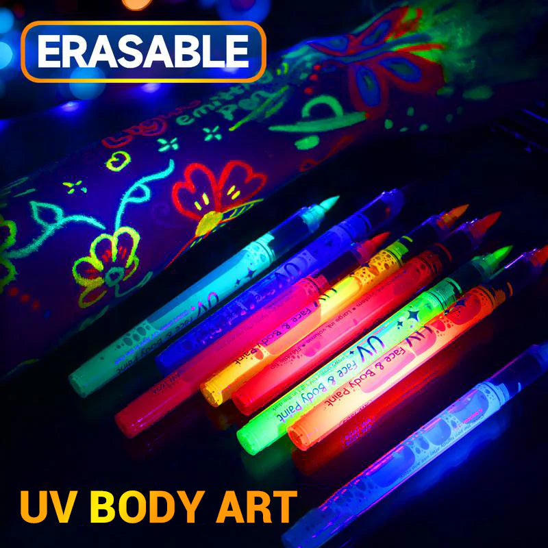 ✨Luxus UV arc- és testfestő tollkészlet
