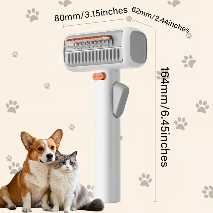 😺🐶 Kisállat fésű és ápoló fésű 2 az 1-ben🐾