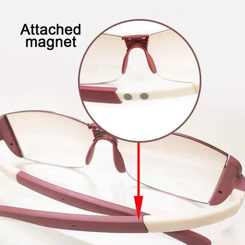 🕶️ Blue light-blocking, eye strain-reducing glasses – for both distance and close-up vision | 2-in-1