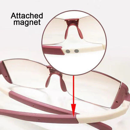 🕶️ Blue light-blocking, eye strain-reducing glasses – for both distance and close-up vision | 2-in-1