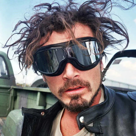 🥽 50% KEDVEZMÉNY MOST! 🏍️ Vintage sisakvédő motoros szemüvegek – UV-védelem, páramentesítés és állítható pánt 🛡️