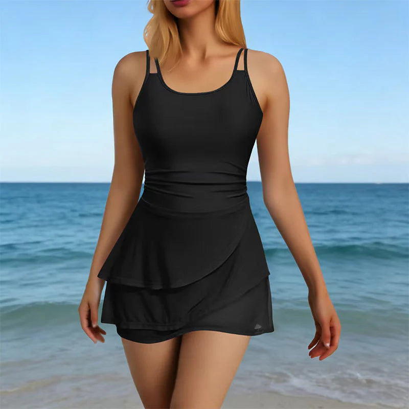 🌊50% kedvezmény💝Fodros, kétpántos fürdőruha