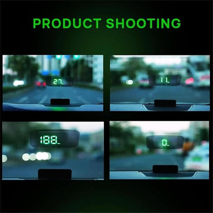🚗 Head-up kijelzős autós GPS digitális sebességmérő – HUD autókhoz, teherautókhoz és motorkerékpárokhoz