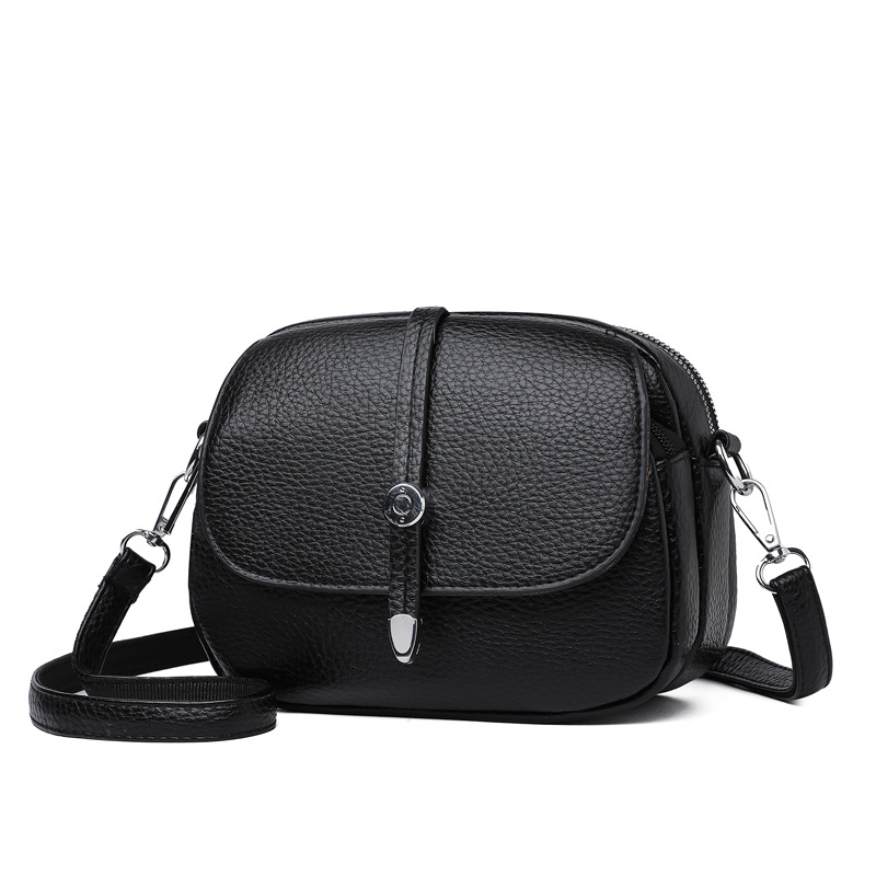Könnyű, egyszínű női crossbody táska