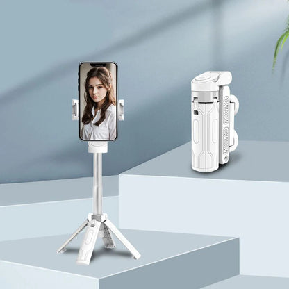 ?⏳Bâton de selfie Bluetooth pliable de poche avec trépied intégré?