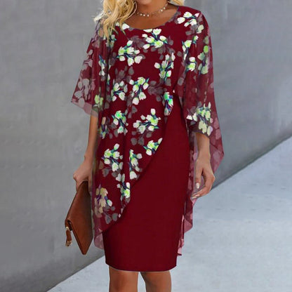 👗 MOST 50% KEDVEZMÉNY!🌸 Elegáns virágmintás kétrészes szett – blúz és ruha – sikkes bohém nyári szett ✨