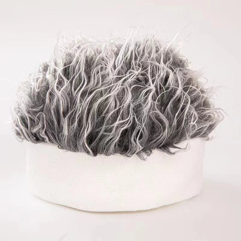 🧢 Hip-hop parókasapka✨ Uniszex dizájn - Természetes megjelenés, egész napos kényelem!